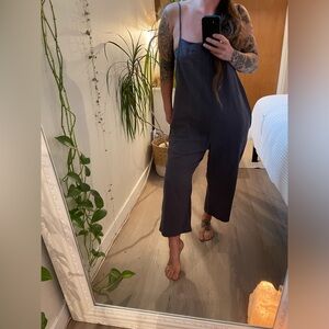 Jump suit. Cotton/linen blend. Loose fitting Size S